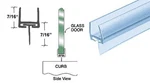 Crl Polycarbonate Bottom Rail With Wipe For 3/8" Glass - 31 In Long. Fixed Price $15.94.