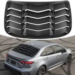 Rear Window Louver For Toyota Corolla 2020 2021 Abs Matte Black Rain Sun Shad.... Fixed Price $235.83.