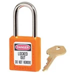 Master 410ORJ Zenex Thermoplastic Safety Padlock, 1-1/2 In Wide With. Fixed Price $14.99.