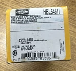 Hubbell HBL5461I 20A 250V 2P 3W Grounding Receptacle Ivory *new Box*. Fixed Price $19.59.