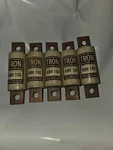 New 5 Pcs Genuine Buss Tron Kbh 100 Rectifier Fuses. Fixed Price $23.99.