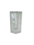 Glass Block - Seves 4X8X4 Nubio Tridron 45 Degree (7 3/4" 7/8"). Fixed Price $24.00.