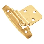 1 Pair Keeler P9295 Solid Polished Brass Self-closing 3/8" Inset Cabinet Hinges. Fixed Price $20.61.