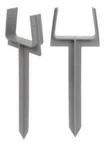 Amerimax 85-210 Gray Plastic Downspout Goalpost Anchors 3" 2" Per Pack. Fixed Price $39.97.
