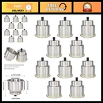Stainless Steel Boat Cup Holder Insert With Drain Marine Drink. Fixed Price $72.99.
