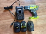 Ryobi One+ 18V 1/2 In Drill/driver P208B With Battery Charger 3 Packs. Fixed Price $29.99.