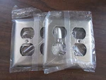New Pass & Seymour SS82 Lot Of Stainless Steel 2-GANG Outlet Wall Plates. Fixed Price $9.99.