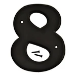 Hy-ko 6" Black Plastic Number 8 (5 Pcs.). Fixed Price $21.89.