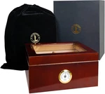 Premium Wooden Humidor Box Glass Top & Hygrometer Stores Up 48 Cigars. Fixed Price $22.49.