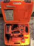 Ramset T3SS Gas Actuated Fastener Tool W/charger, 2 Batteries & Case New In. Fixed Price $399.99.