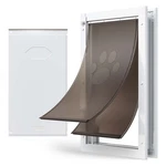Uimoso Extra-large Pet Door With Dual Magnetic Flaps And Durable Metal Frame. Fixed Price $80.99.