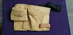 Rooster Suede Leather Pocket Nail & Tool Belt / APRON-REI-499-5-W. Fixed Price $24.00.