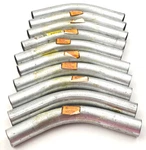 Lot Of 10 Wheatland Emt 1" 45 Degree Conduit Elbows Steel Fittings. Fixed Price $39.99.