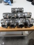 Lot Of 10 Hollaender Speed-rail 11-7 Side Outlet Tees 1-1/4" Pipe Fittings. Fixed Price $190.00.