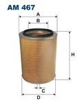 Filtron Am 467 Air Filter For Iveco, Magirus-deutz. Fixed Price $57.37.