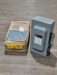 Square HU362 Non-fusible General Duty Safety Switch 60A 600V Type 1 Series F05. Fixed Price $120.00.