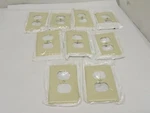 209001 New-no Box; Leviton 80703-I LOT-9; Duplex Device Receptacle Wallplates. Fixed Price $10.68.