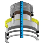 1857687 Various Cylinder Seal Kit Fits Caterpillar D250E. Fixed Price $23.44.