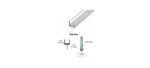 Crl Polycarbonate Bottom Rail With Wipe For 5/16" Glass - 98 In Long. Fixed Price $43.91.