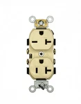 Leviton 20 Amp, 125/250 Volt, Narrow Body Duplex Receptacle, Straight Blade, Com. Fixed Price $18.09.