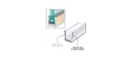 Crl RV4DUC Rigid Vinyl For DUC38 U-channel 95" Stock Length Clear. Fixed Price $21.86.