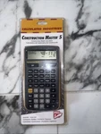 Calculated Industries Construction Master Contractor Calculator Model 4050 New. Fixed Price $34.99.