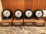 Ametek/us 170025X/SC 4.5" 1981L Liq. Filled Gauges 1/2" Ss Bot. (lot Of 4). Fixed Price $160.00.