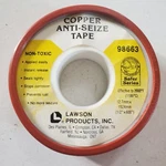 Lawson Pn 98663 Copper Antiseize Tape, 1/2 ,500 HT#384. Fixed Price $19.95.
