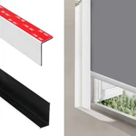 Drsart 100 Light Blocking Strips Blackout L-shaped Pvc Dual-side Tracks For. Fixed Price $119.53.