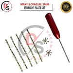 2MM Straight Plates 20 Hole Maxillofacial & Screw Titanium 104 Pcs. Fixed Price $195.00.