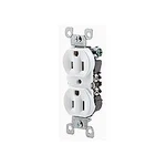Leviton 12650-W 15 Amp 125 Volt Co/alr Duplex Receptacle Straight Blade. Fixed Price $20.27.