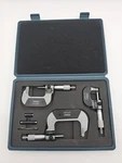 Fowler 52-229-213 Outside Micrometer Set 0-3" Range (0-1, 1-2, 2-3) 0.0001" Res. Fixed Price $99.99.