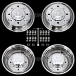 2006-2026 Hino 19.5" X 6.75" Wheel Simulators 8 Lug 4 Hand Hole Rim Liner Covers. Fixed Price $379.99.