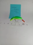 Rare Vintage Heddon Wobble Tadpolly Fluorescent. Fixed Price $25.00.