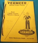 Vermeer T-600D Trencher Operation & Maintenance Manual Book. Fixed Price $29.99.