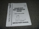 Gehl T650BD Power Box Self Propelled Paver Parts Catalog Manual 906028 Xz. Fixed Price $197.19.