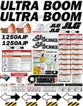 Fits Jlg 1250AJP Boom Lift Decal Kit - Ultra 3M Vinyl Free Shipping. Fixed Price $419.95.