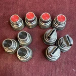 Lot Of 10 Square D Class 9001 Type Push Button Switches No Contact Blocks. Fixed Price $35.00.