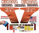 Fits Kubota SVL90-2 Kit Skid Steer /safety Decals/ 3M Vinyl/ Free Shipping. Fixed Price $139.95.