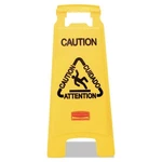 Rubbermaid Commercial "caution" Floor Sign, 11 X 12 25, Yellow, 4/PACK. Fixed Price $93.05.