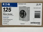 Eaton Meter Socket 100/125 Amp Horn Bypass Ringless 4 Jaw UHTRS101BE - New. Fixed Price $59.00.