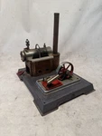 Wilesco D10 Steam Engine Wilhelm Schroder German Toy Train Brass Boiler Flywheel. Fixed Price $124.95.