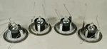 Lot Of Vintage Juno Aculux Bwh 443B-WH Inch MR-16 Pinhole Recessed Trims. Fixed Price $15.00.