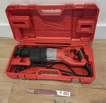 Milwaukee 6538-21 120 Super Sawzall Reciprocating W/ Case & 9 Diablo Blades. Fixed Price $169.00.