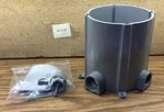 Nob Hubbell P-6344-01 Round Concrete Floor Box Depth Missing Parts. Fixed Price $28.00.
