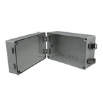 Bud 10X6X5" Fiberglass Hinged Latching Enclosure, Grey Box, Outdoor Nema 4X IP67. Fixed Price $37.99.