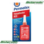 Permatex 26210 Permanent Strength Threadlocker Red Single Tube. Fixed Price $27.50.