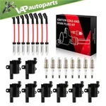 8 For 00-06 Chevy Silverado Tahoe Round Ignition Coil & Spark Plug Wires UF262. Fixed Price $126.99.