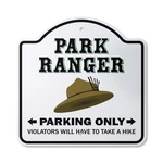 Park Ranger Plastic Sign Forest Wildlife Environment Woods Officer Pol. Fixed Price $26.99.