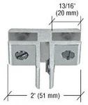 C.r. Laurence E314A Crl Chrome 3-WAY 90 Degree Aluminum Glass Connector. Fixed Price $21.45.